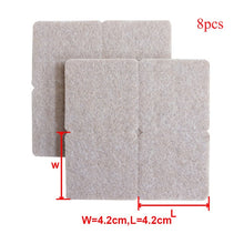 Load image into Gallery viewer, 8/16/24pcs/lot Chair Leg Pads Floor Protectors for Furniture Legs Table leg Covers Round Bottom Anti-Slip Pads Rubber Feet